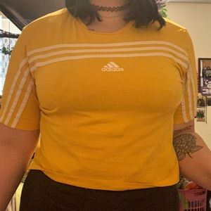 Adidas athletic crop top